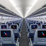 Lots of screens will be coming to the American Airlines seatbacks over the next 5-7 years as the company reverses course for its inflight passenger experience (image via American Airlines)