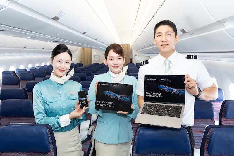 Korean, Asiana Set September Starlink Service Start Schedule